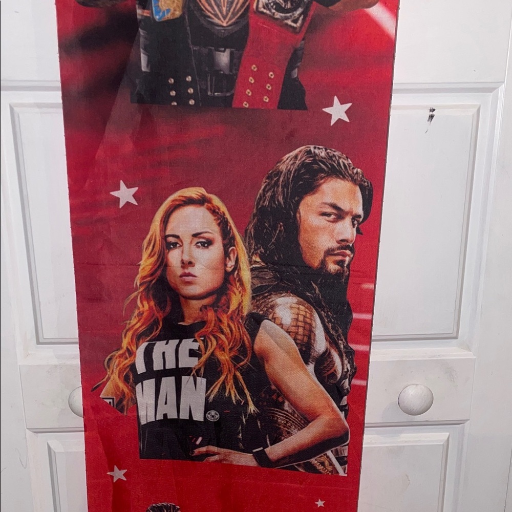 WWE Red Happy Birthday Banner - Picture 4 of 6